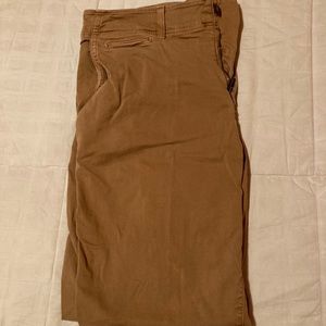 AEO Extreme Flex 36x32 Straight Khaki Pants